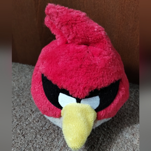 Angry Birds Space Super Red Bird 7" Plush WITHOUT SOUND 2012 - Picture 2 of 10